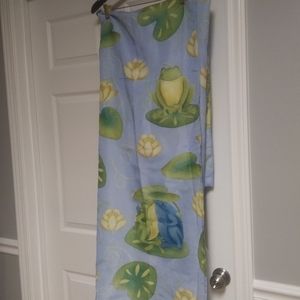 Frog shower curtain